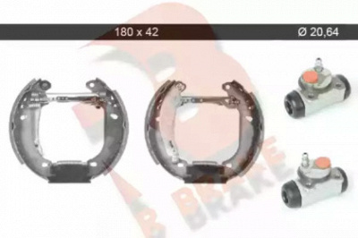 R BRAKE 79rbkt0103 -  Комплект тормозных колодок